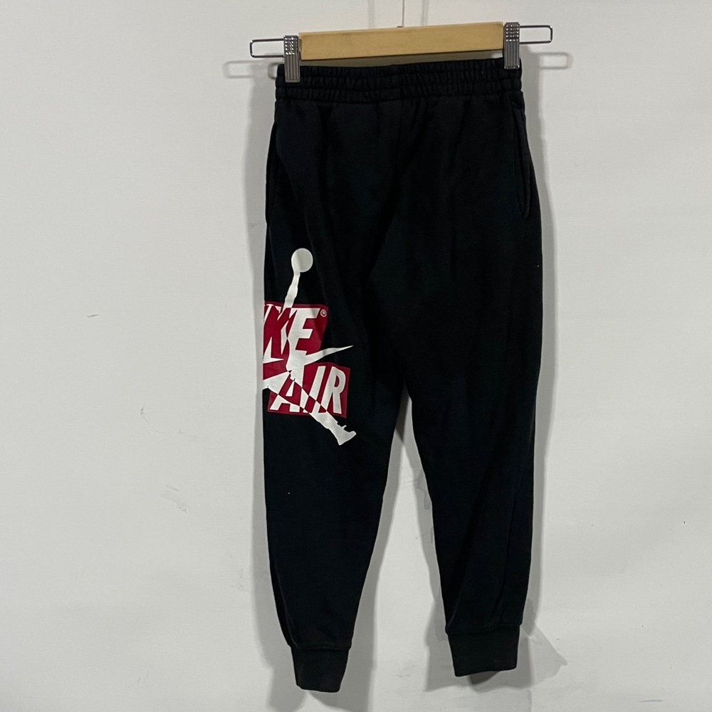 Nike air Jordan Kids Black and White Logo Joggers - Picture 3 of 3